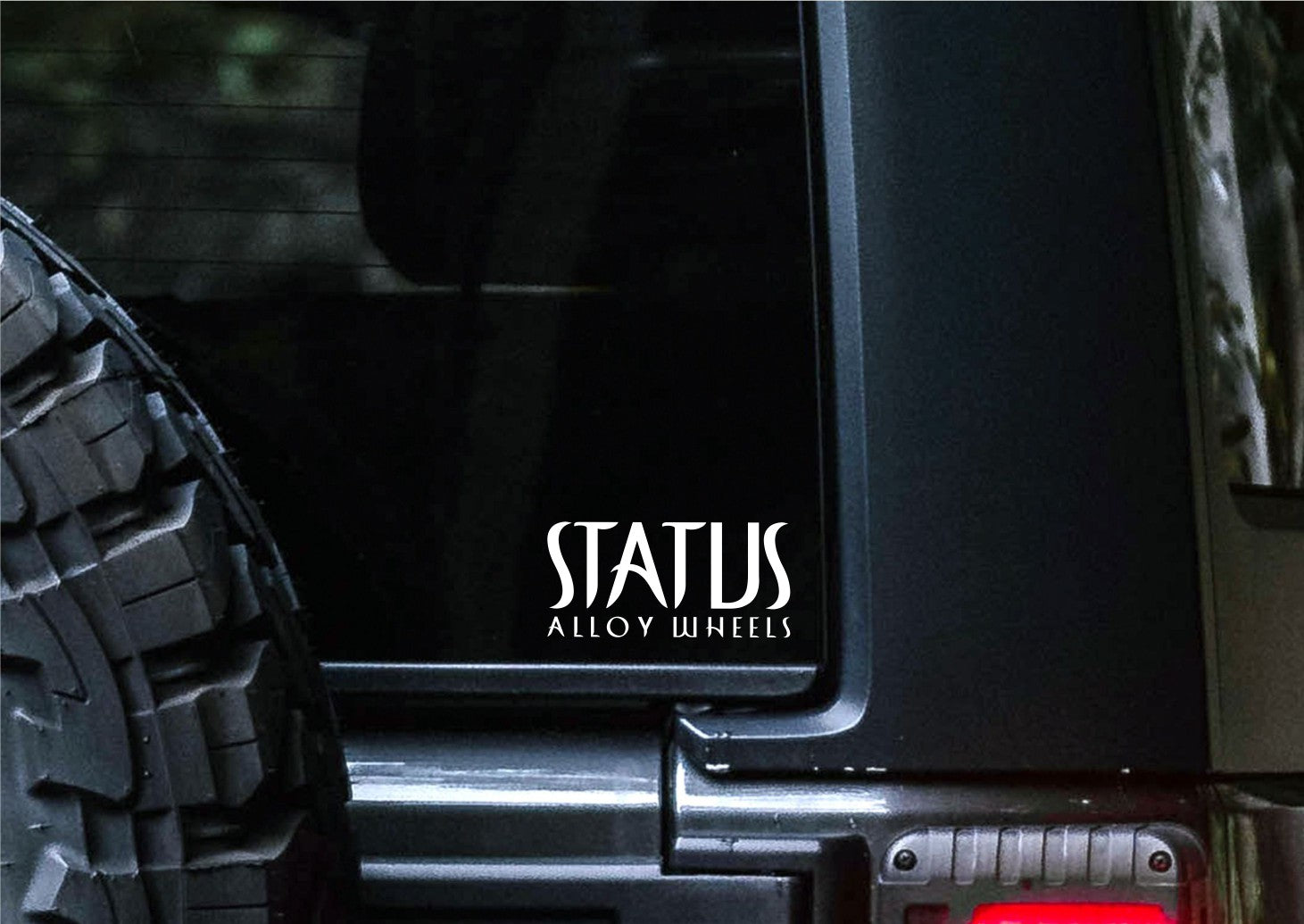 Status Wheels decal, sticker