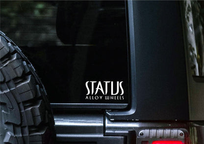 Status Wheels decal, sticker