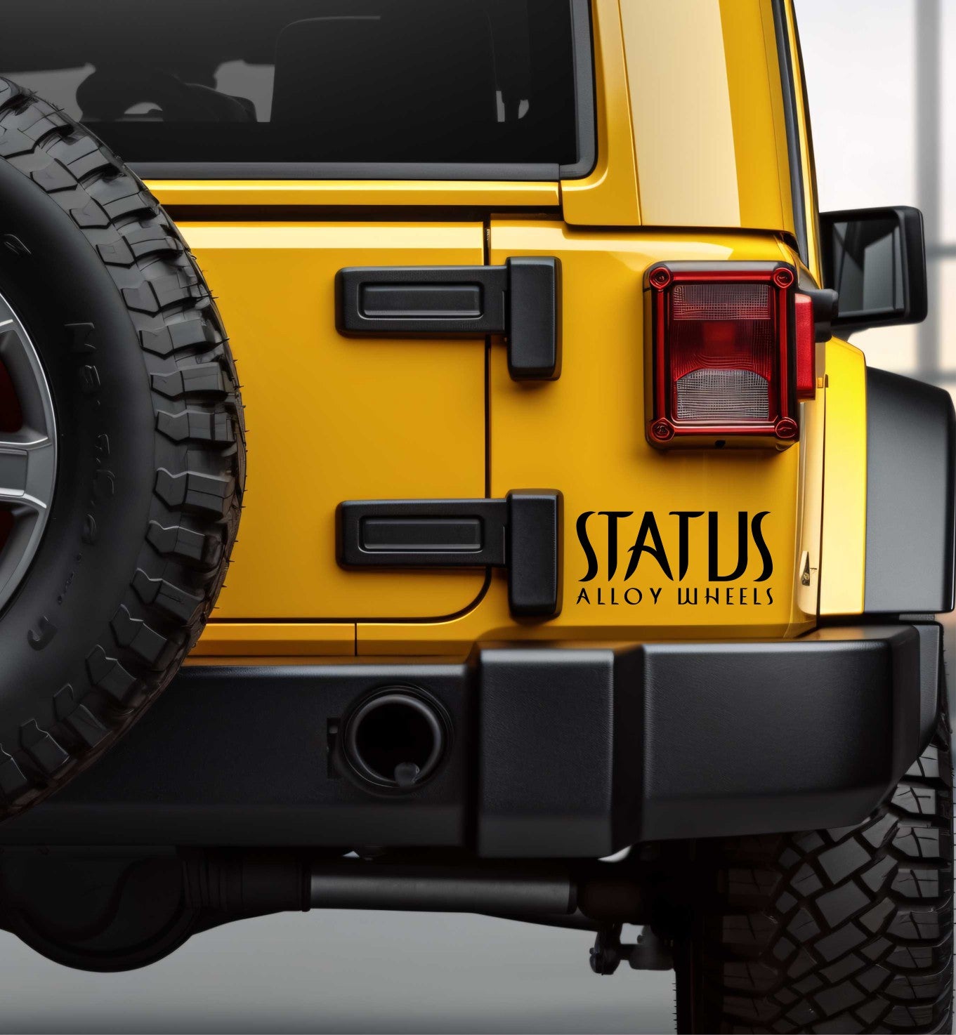 Status Wheels decal, sticker