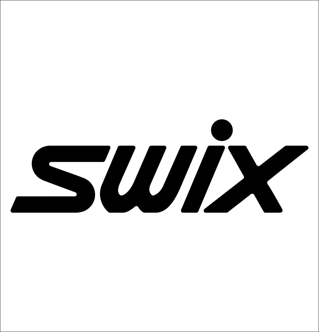 Swix Wax decal, ski snowboard decal, car decal sticker