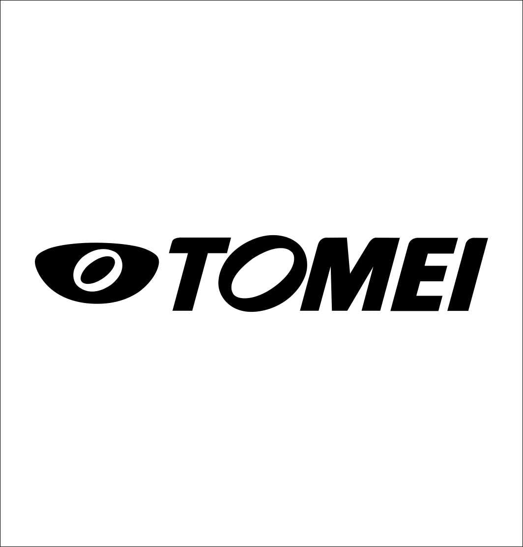 Tomei decal, sticker