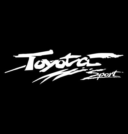 Toyota Sport decal, sticker