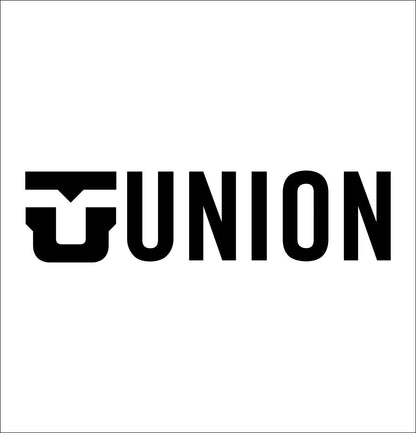 Union Bindings decal, ski snowboard decal, car decal sticker