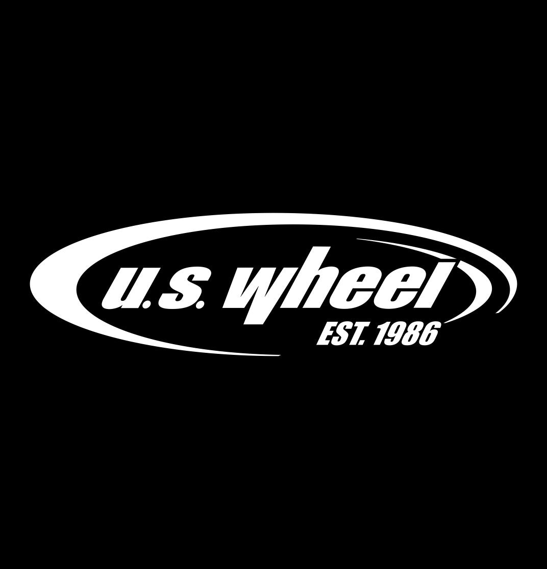 US Wheels decal, sticker