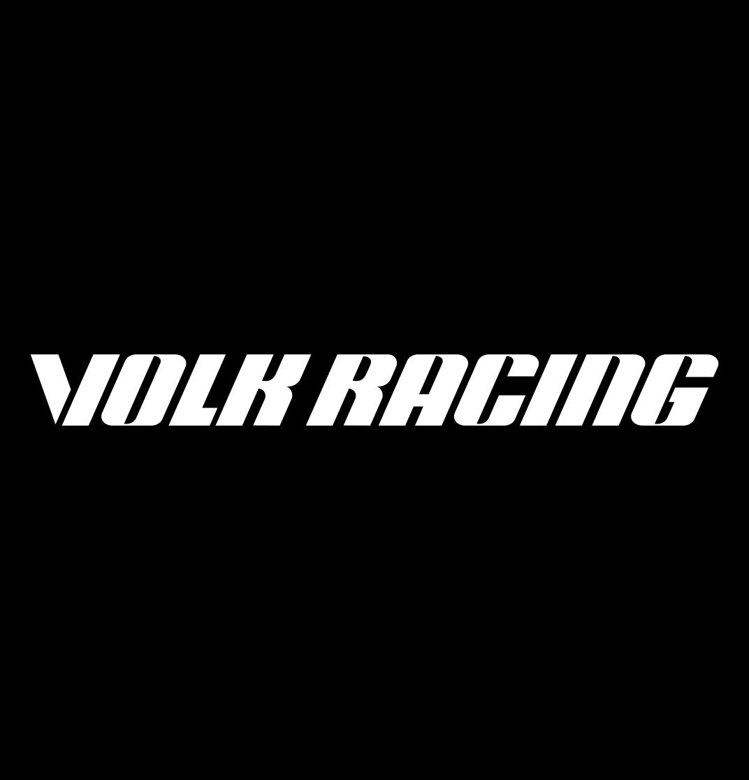 Volk Racing decal, sticker