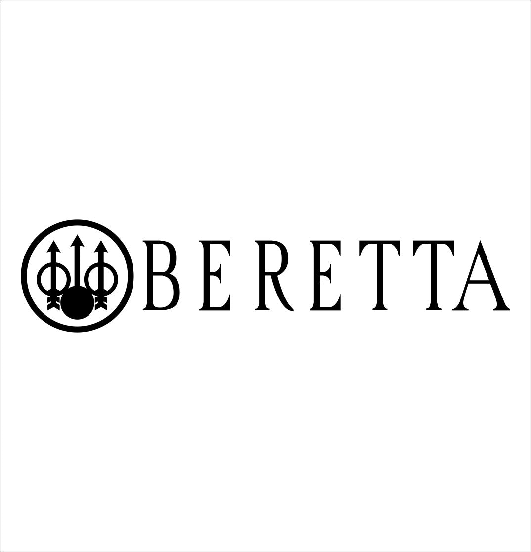 Beretta decal, sticker, firearm decal