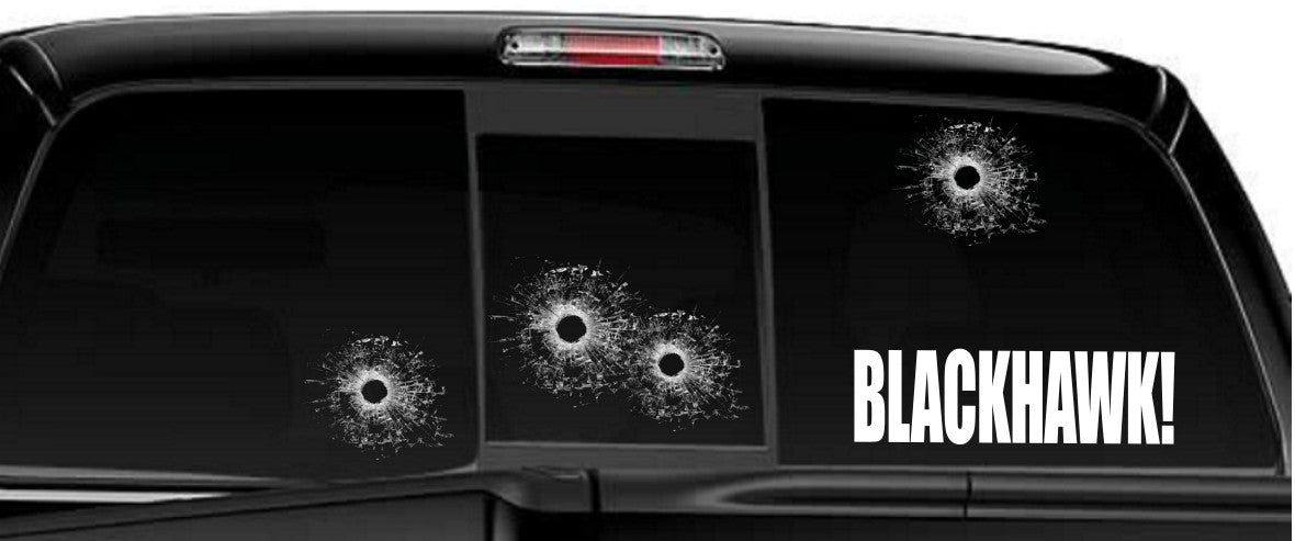 Blackhawk decal, sticker, firearm decal