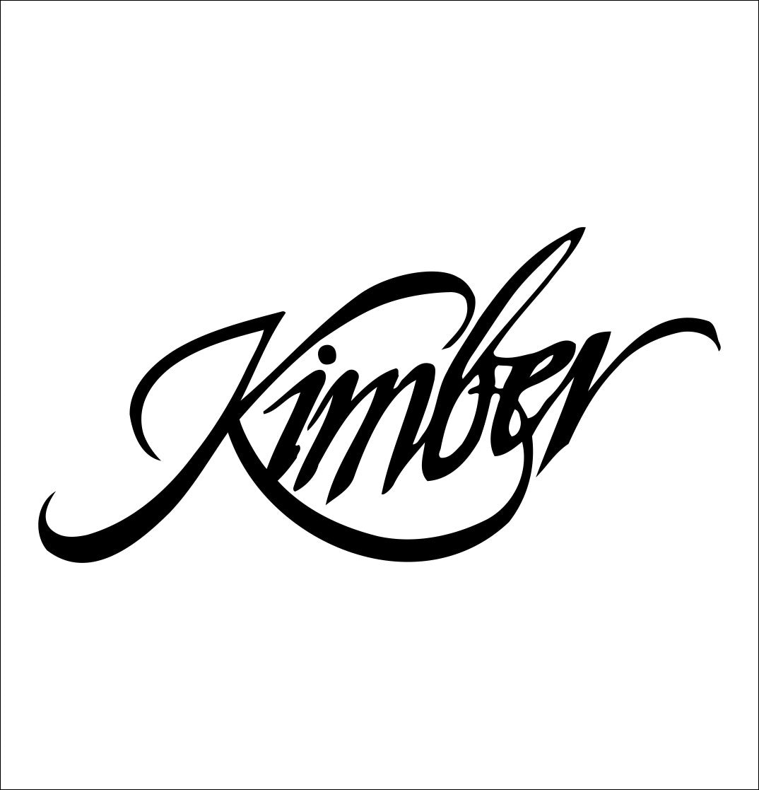 Kimber decal, sticker, firearm decal