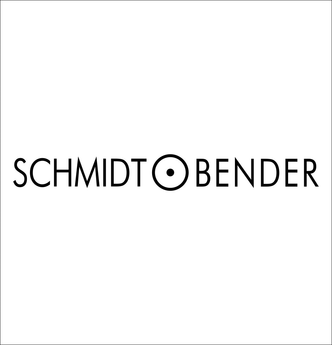 Schmidt Bender decal, sticker, firearm decal