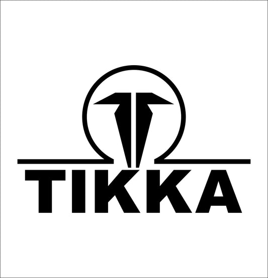 Tikka decal, sticker, firearm decal