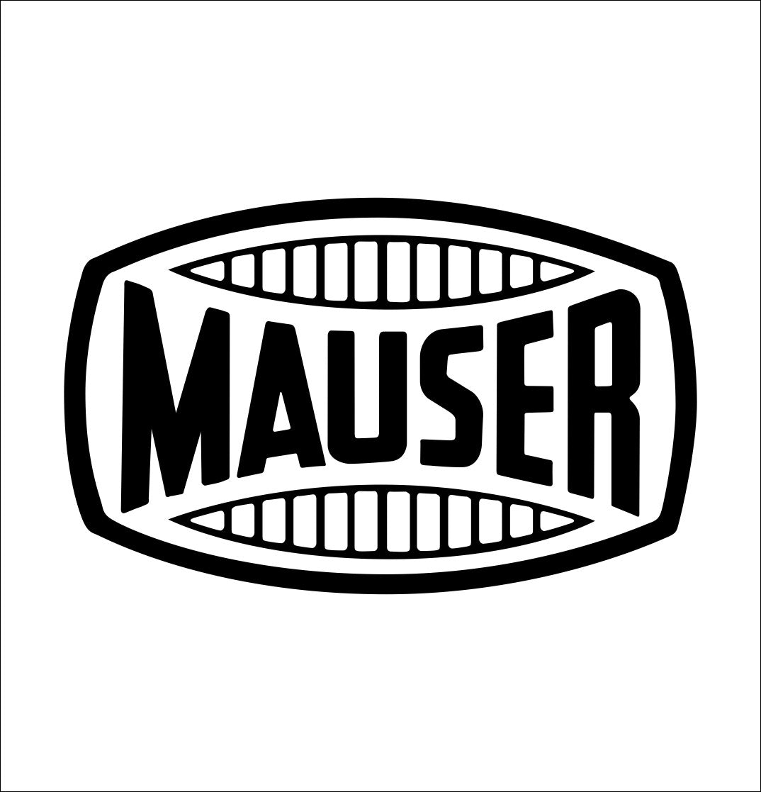 Mauser decal, sticker, firearm decal