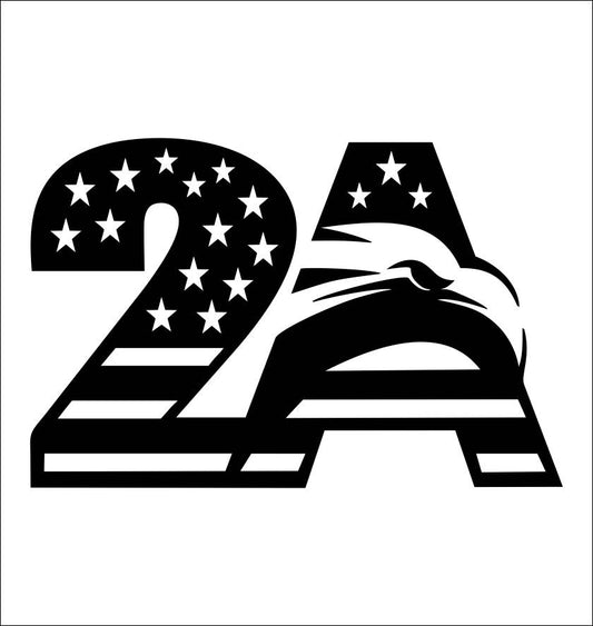 2nd Amendment Eagle decal