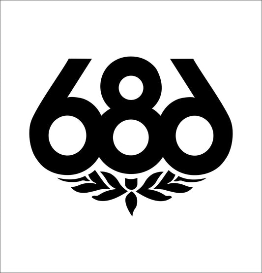 686 Apparel decal, ski snowboard decal, car decal sticker