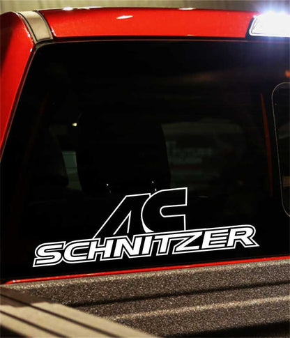 ac schnitzer performance logo decal - North 49 Decals