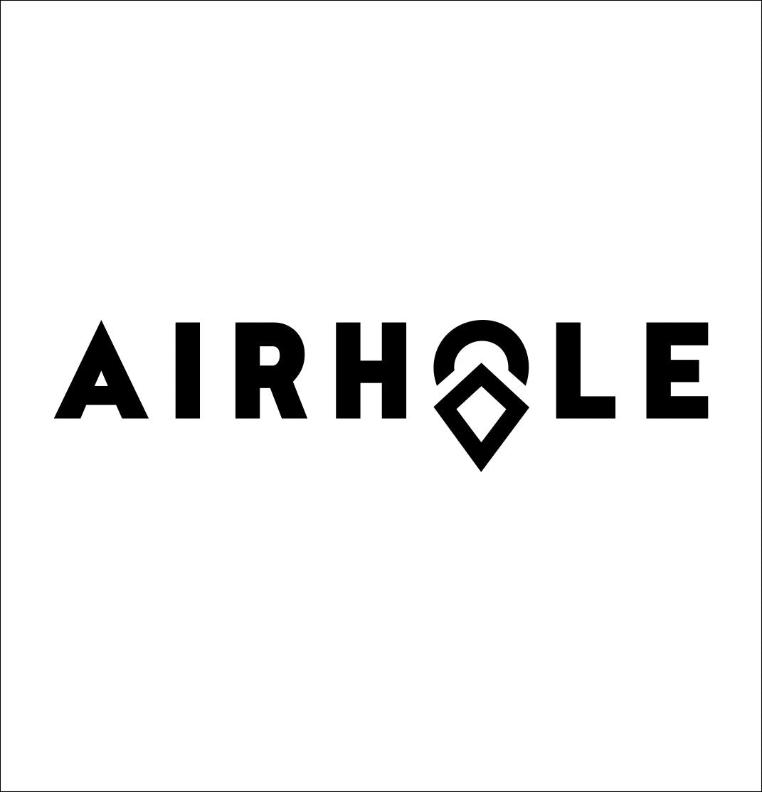 Airhole Facemasks decal, ski snowboard decal, car decal sticker