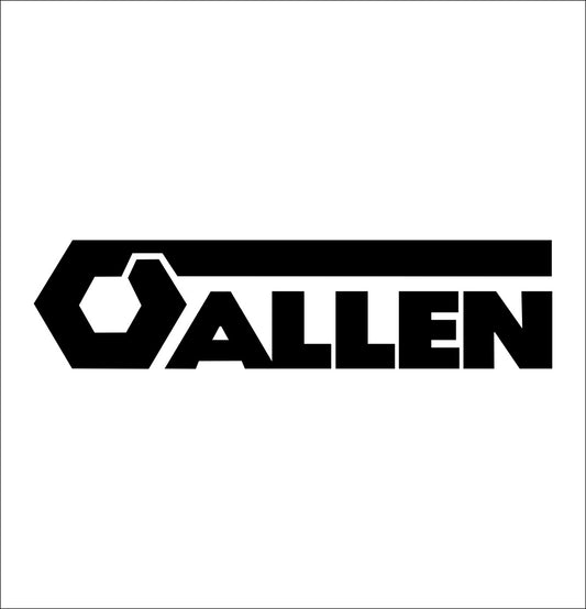 allen tools decal, car decal sticker