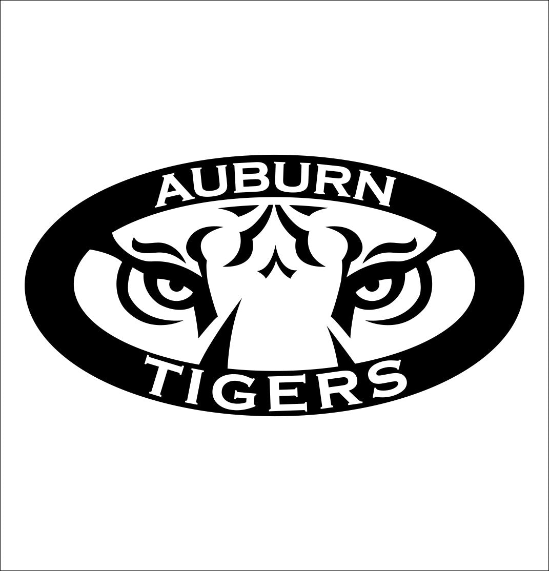 Auburn Tigers decal, car decal sticker, college football