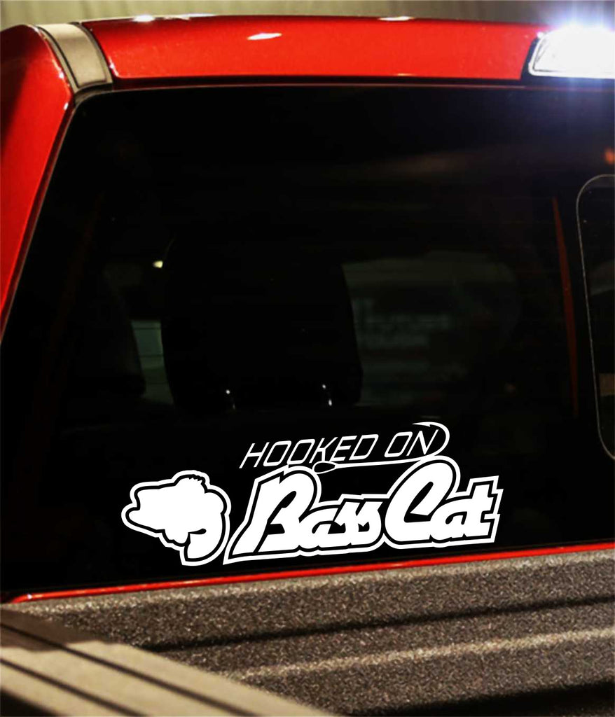 Hooked on Bass Cat decal – North 49 Decals