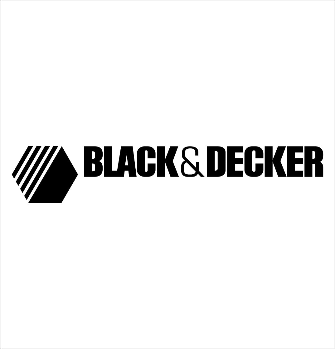 black & decker decal, car decal sticker