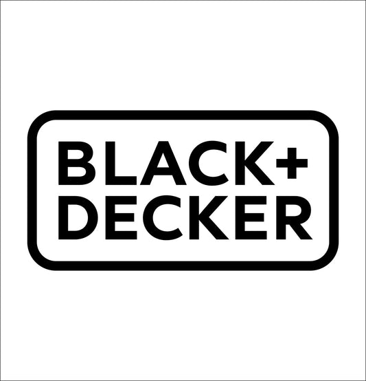 black & decker decal, car decal sticker