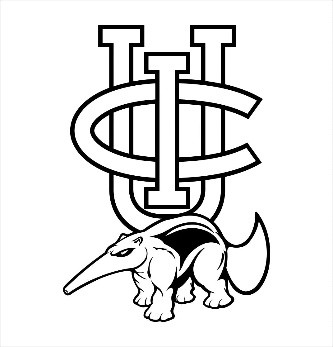 California Irvine Anteaters decal, car decal sticker, college football