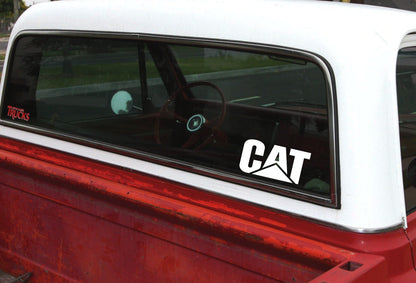 Caterpillar decal, farm decal, car decal sticker