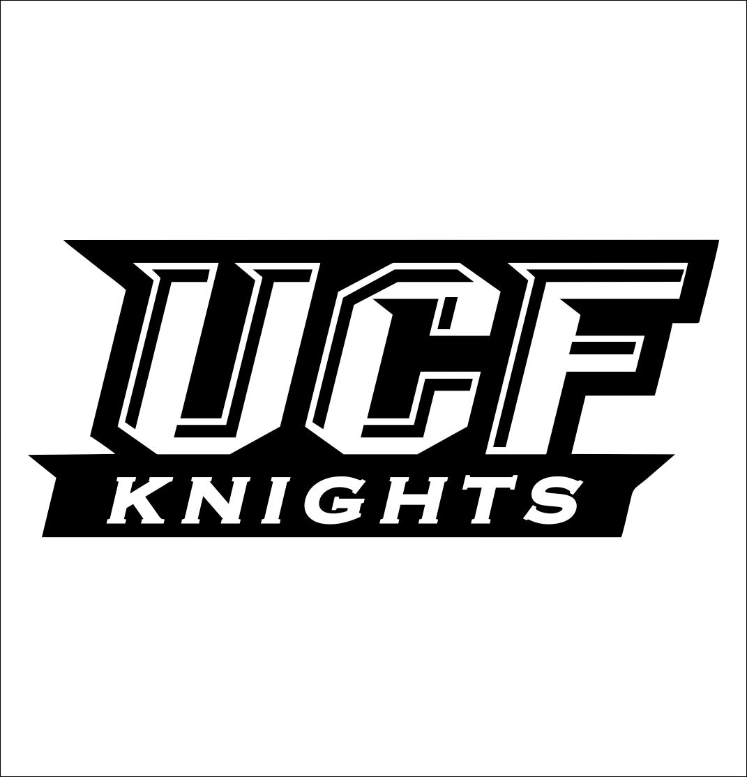 Central Florida Knights decal, car decal sticker, college football