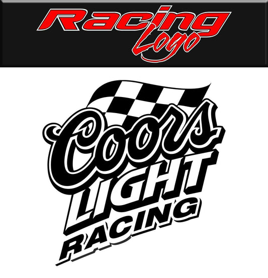 Coors Light Racing decal, racing sticker