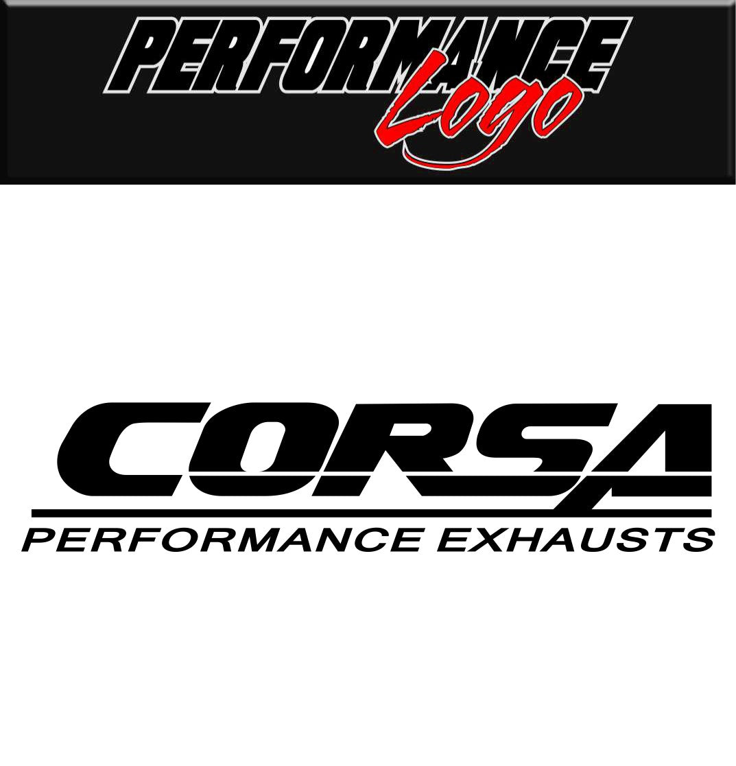 Corsa decal, performance decal, sticker