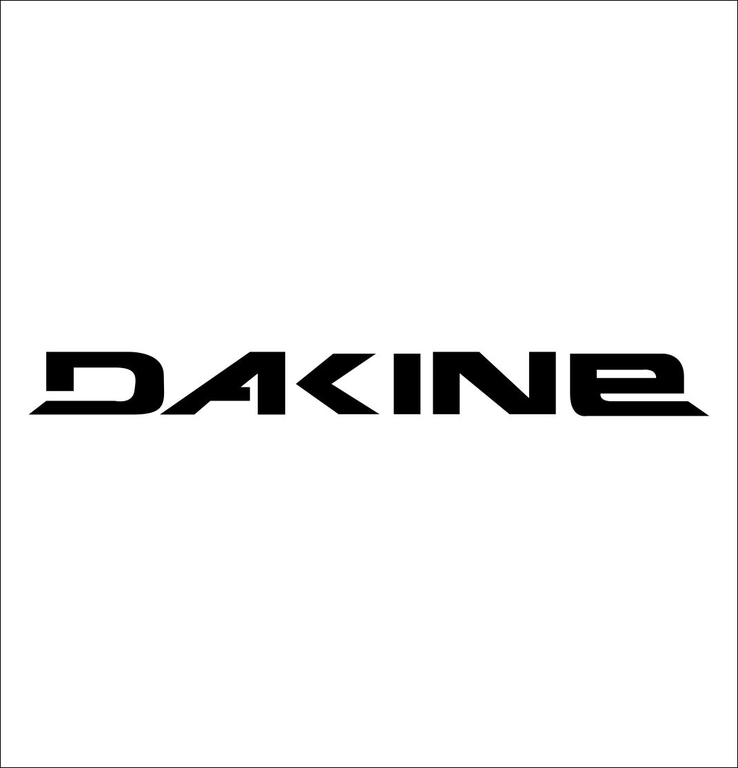 Dakine decal, ski snowboard decal, car decal sticker