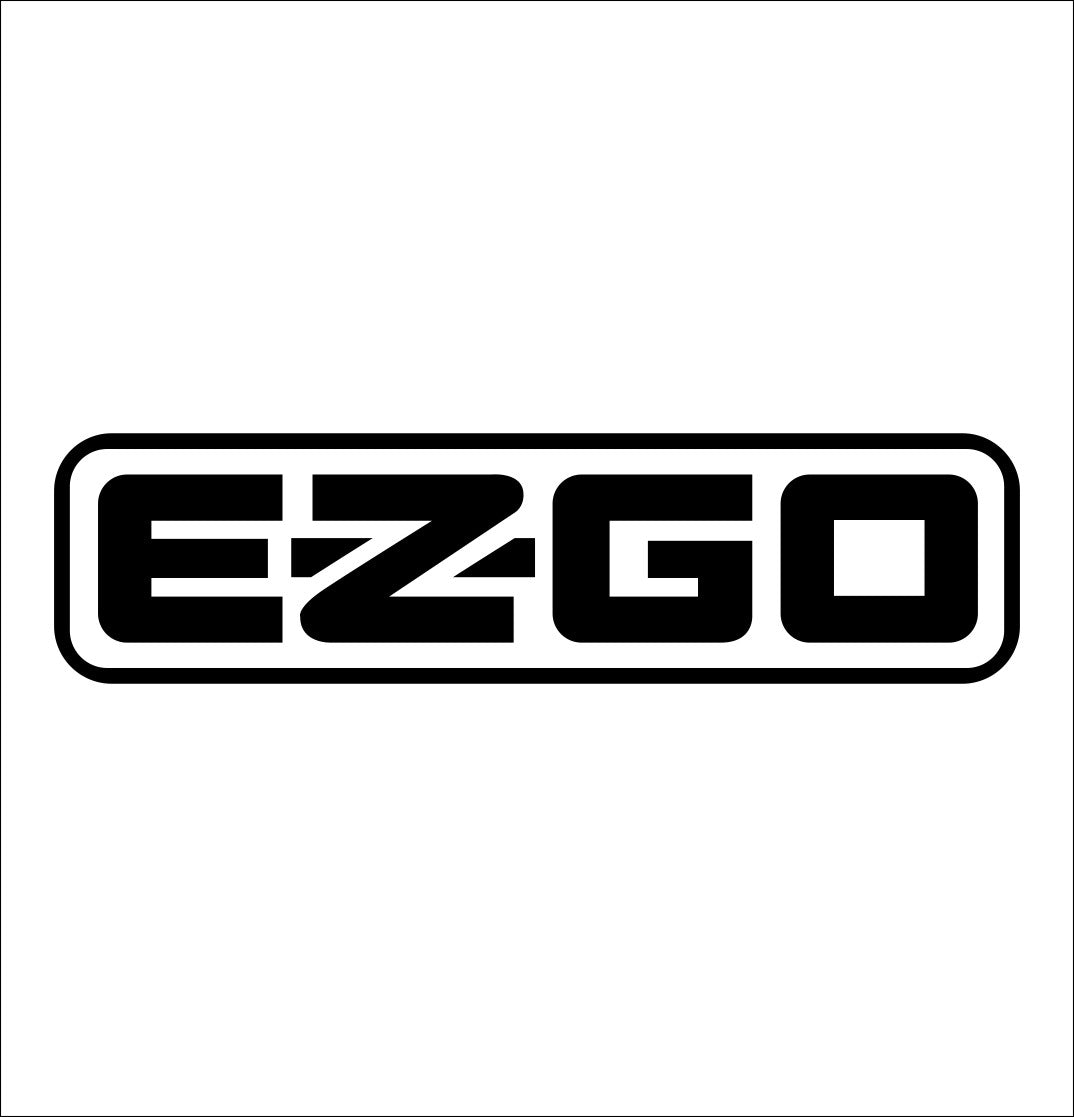 E Z GO decal, golf decal, car decal sticker