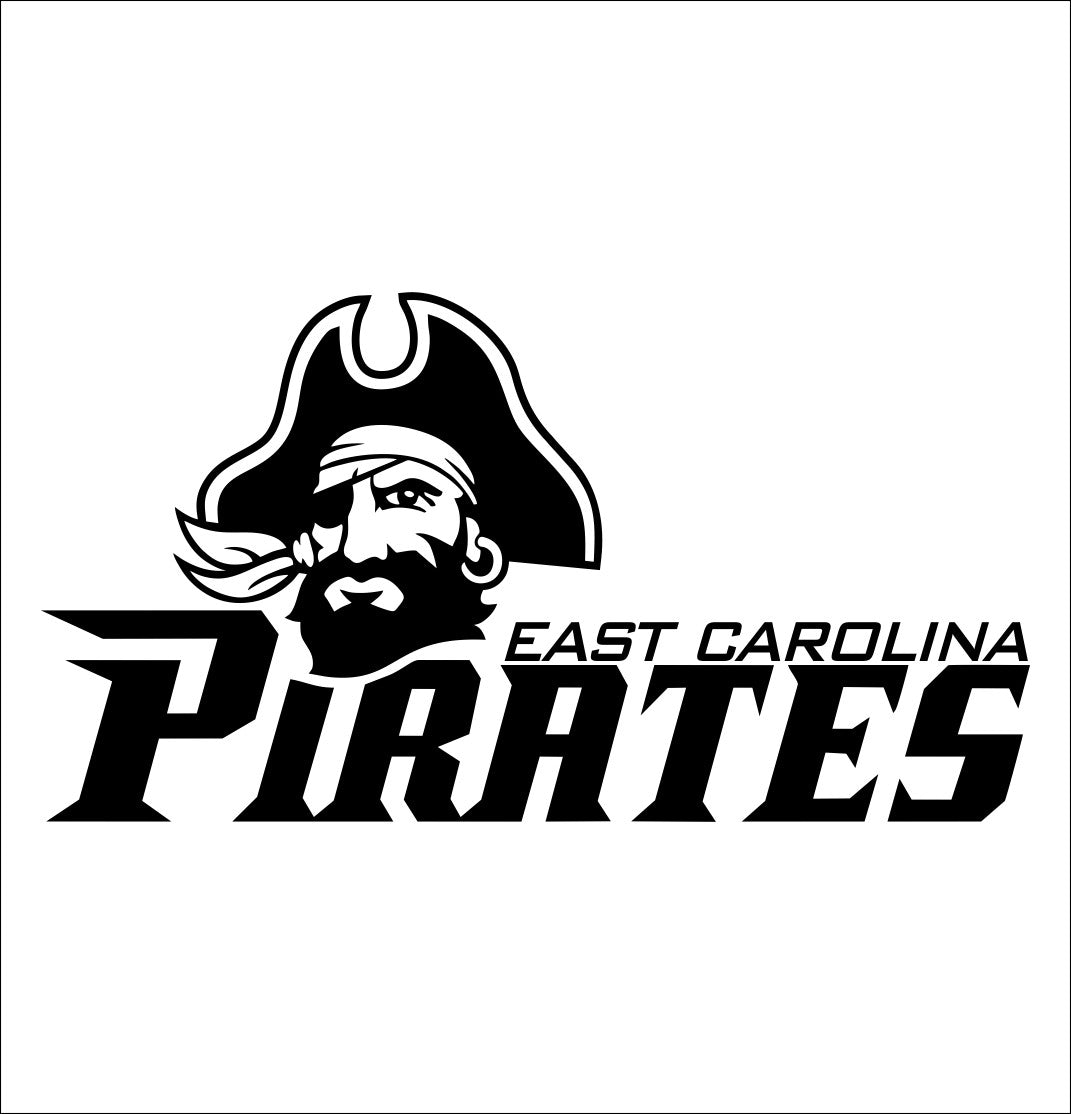 East Carolina Pirates decal, car decal sticker, college football