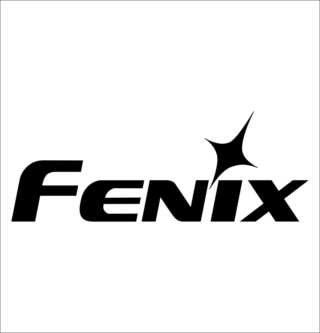 fenix light decal, car decal sticker