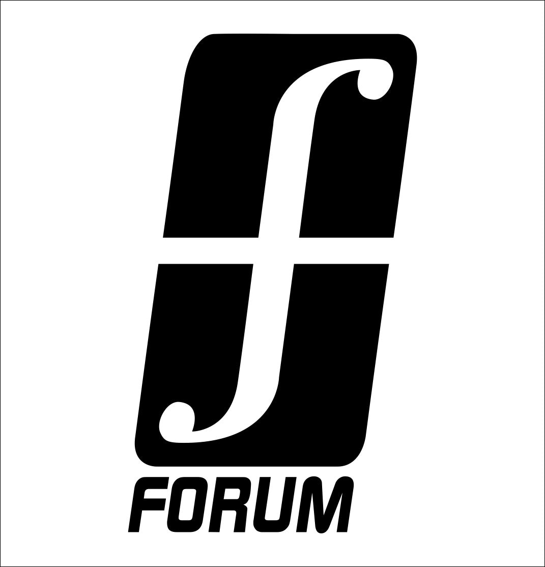 Forum Snowboards decal, ski snowboard, car decal sticker