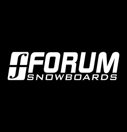 Forum Snowboards decal, ski snowboard, car decal sticker