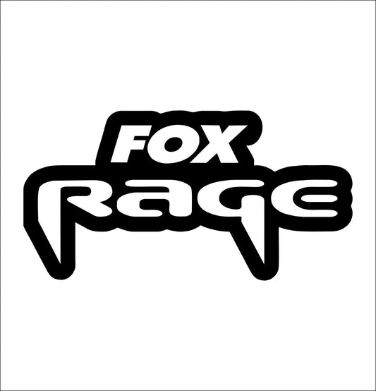 Fox Rage decal, sticker, hunting fishing decal