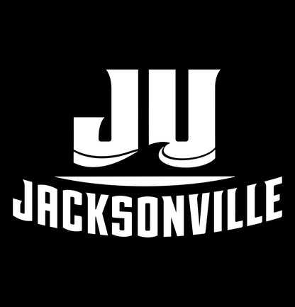 Jacksonville Dolphins decal, car decal sticker, college football