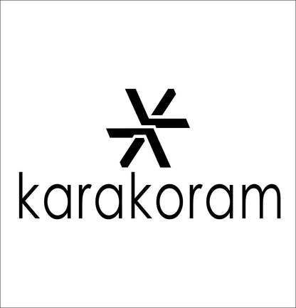 Karakoram decal, ski snowboard decal, car decal sticker