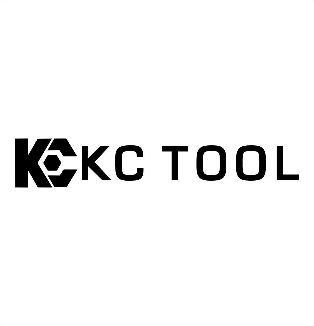 kc tool decal, car decal sticker