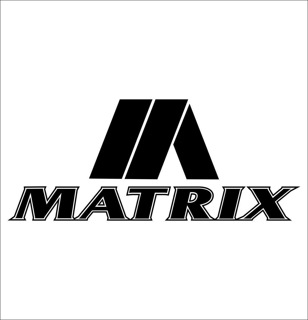 Matrix Shafts decal, golf decal, car decal sticker