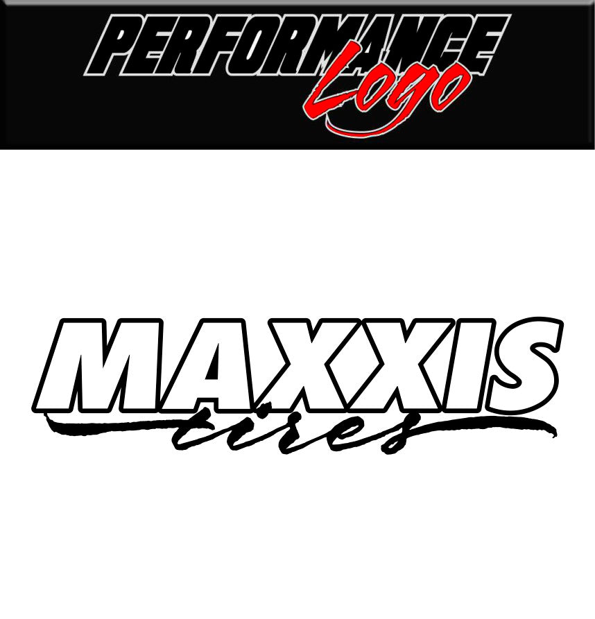 Maxxis Tire decal, performance car decal sticker