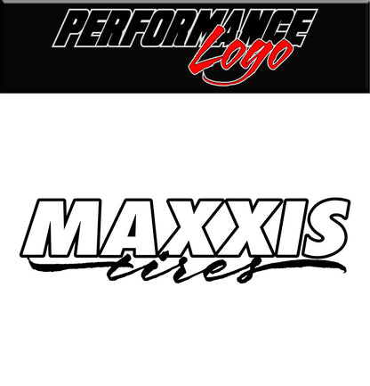 Maxxis Tire decal, performance car decal sticker