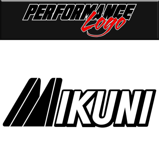 Mikuni decal, performance decal, sticker