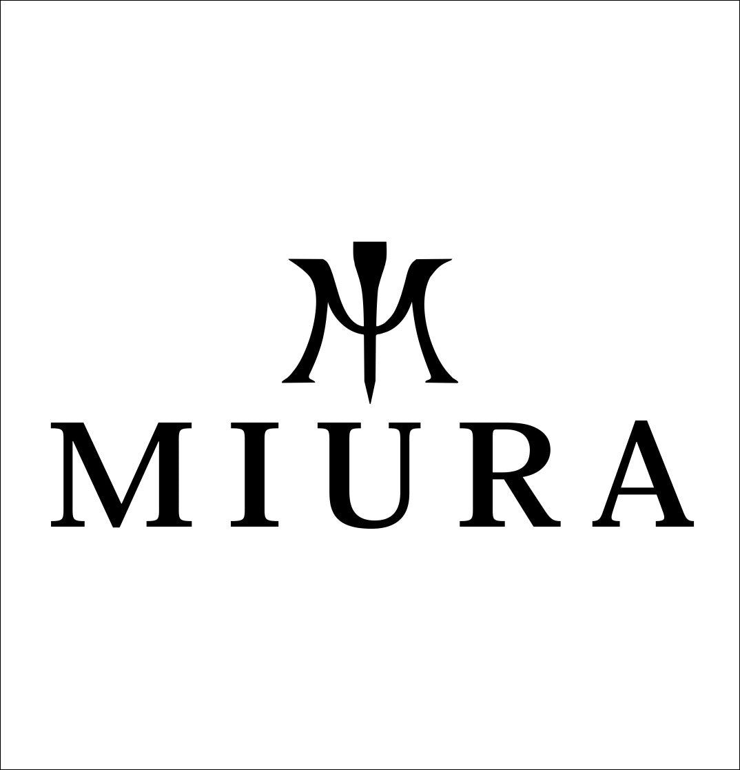 Miura decal, golf decal, car decal sticker