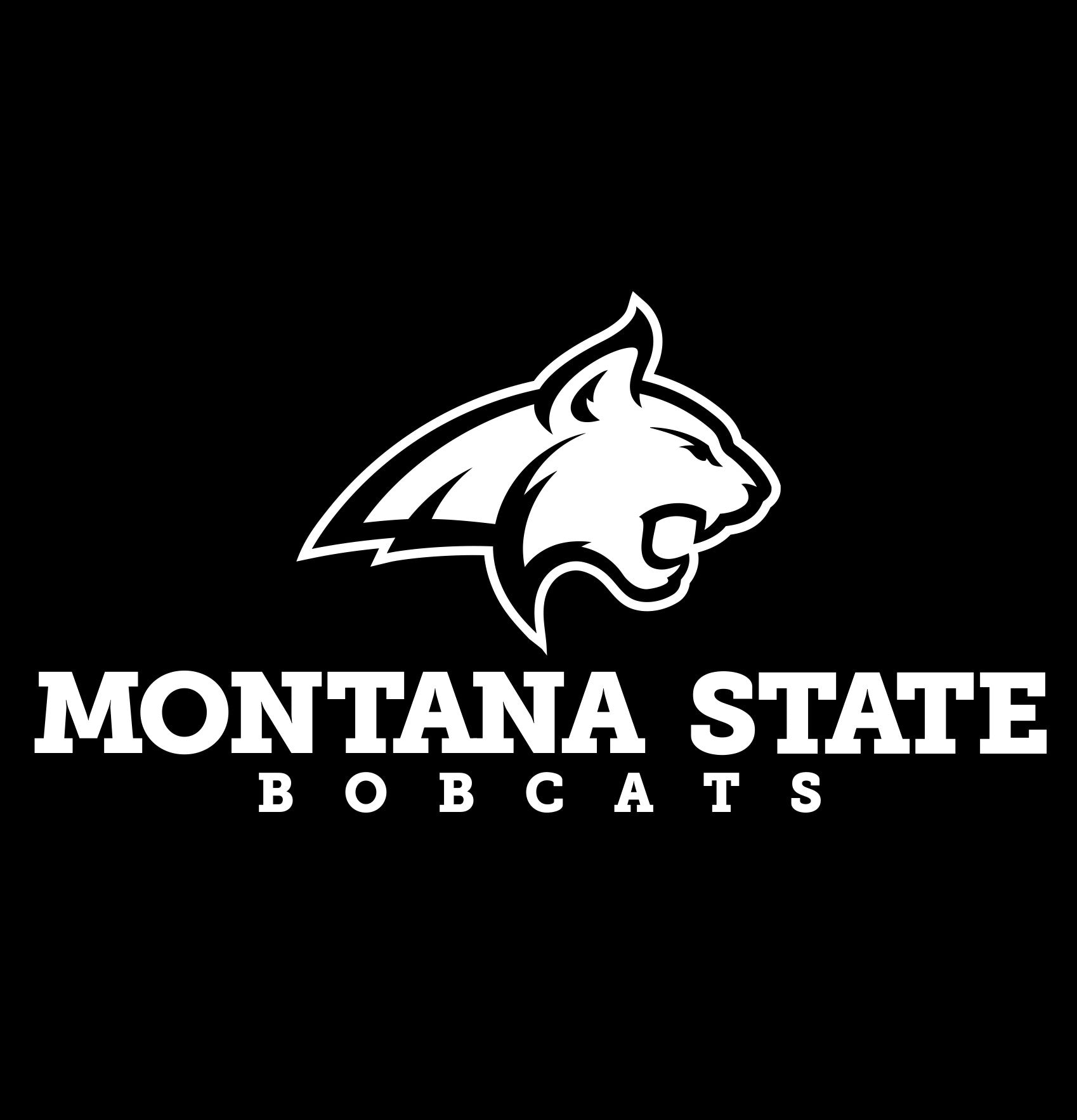 Montana State Bobcats decal, car decal sticker, college football