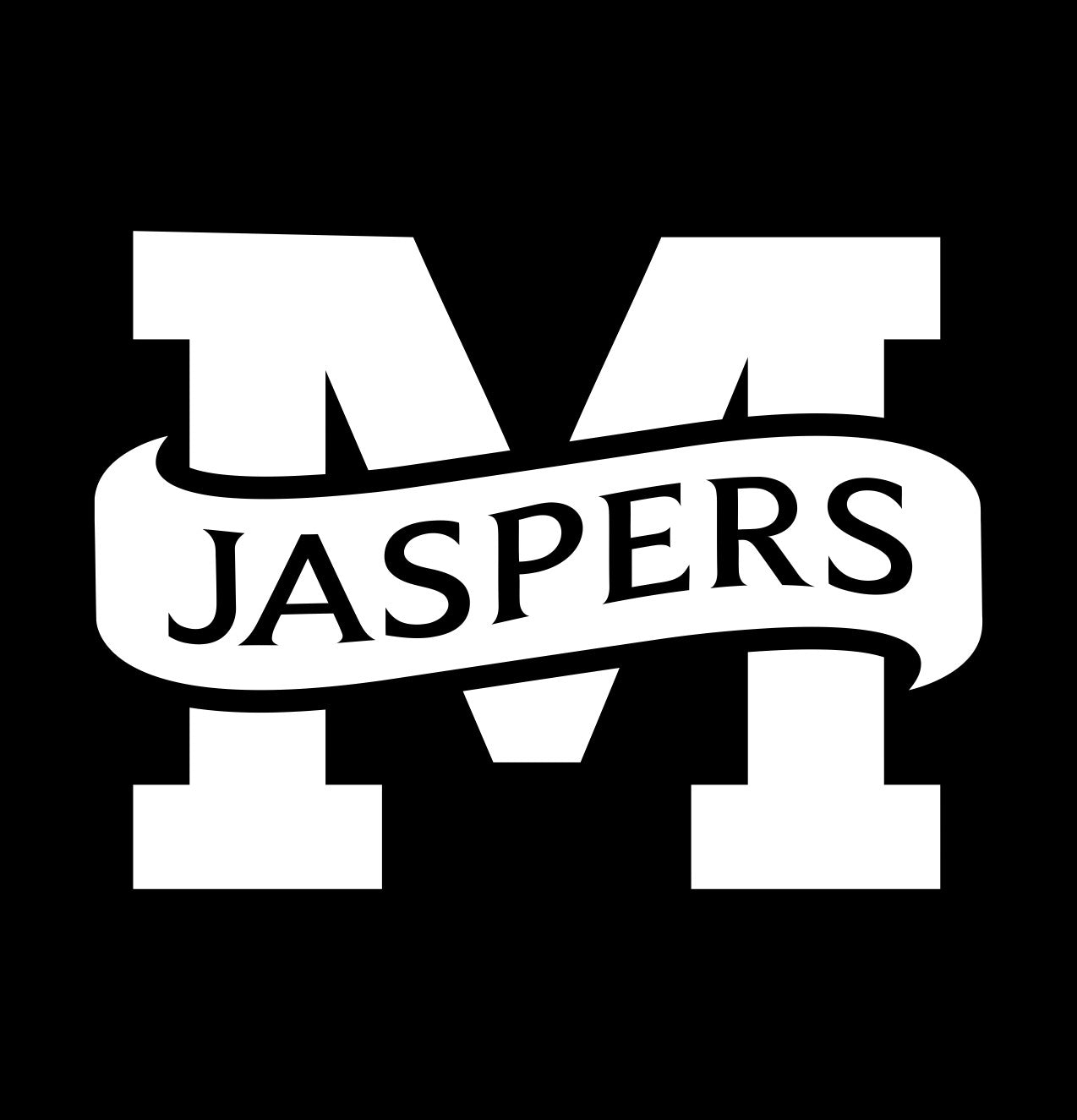 Manhattan Jaspers decal, car decal sticker, college football