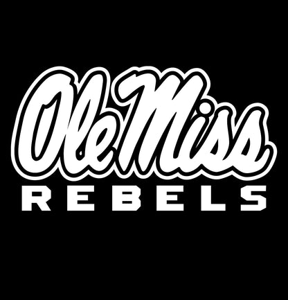 Mississippi Ole Miss Rebels decal, car decal sticker, college football