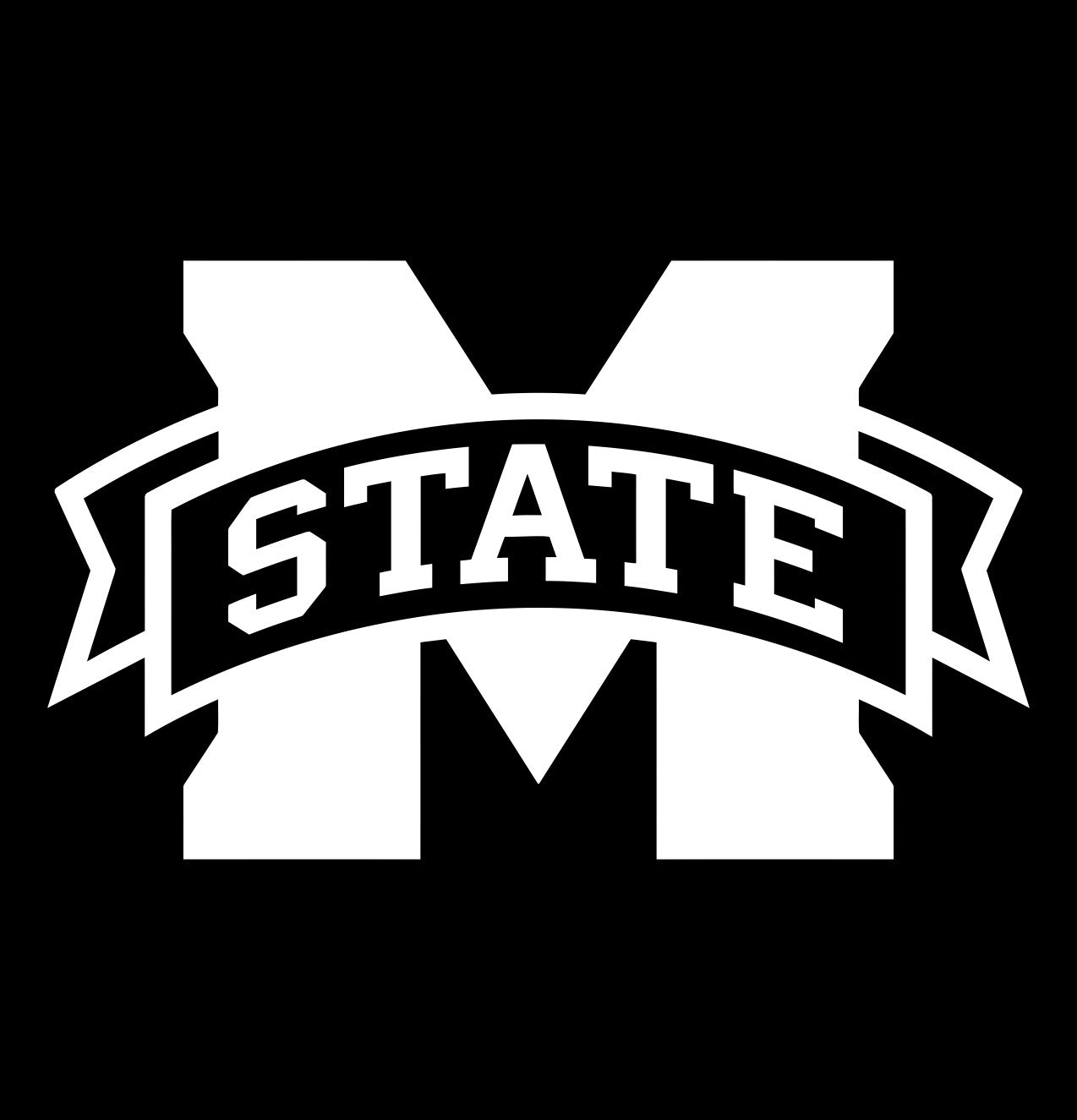 Mississippi State Bulldogs decal, car decal sticker, college football