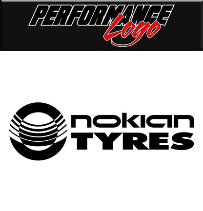 Nokian Tyres decal, performance decal, sticker