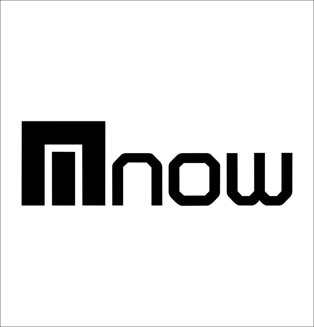 Now Bindings decal, ski snowboard decal, car decal sticker